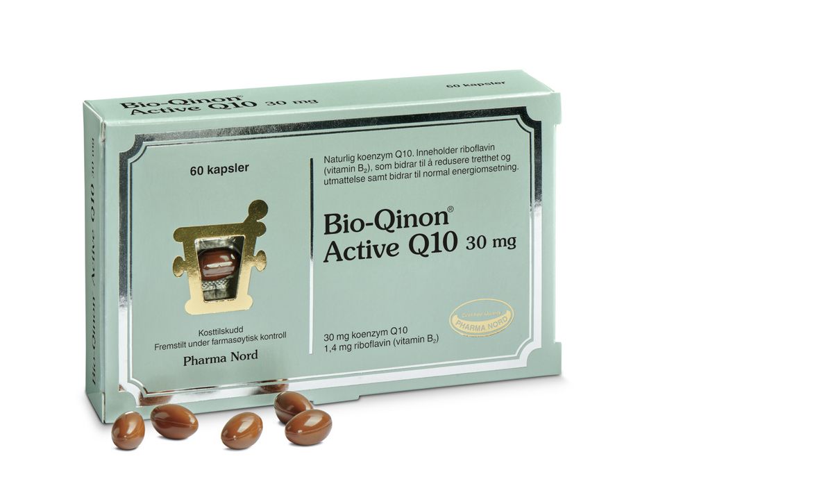 Kjøp Bio Qinon Active Q10 30 Mg 60 Kaps Hos Med24 No