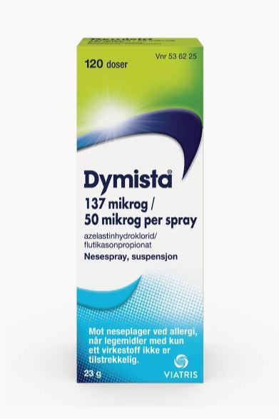 Dymista nesespray 137+50mcg/dose -120 doser | Med24.no